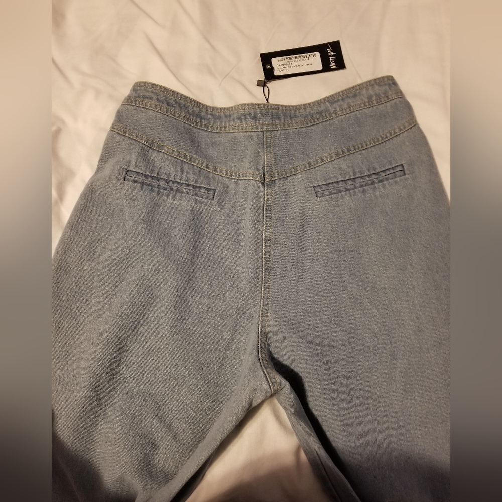 NWT Nasty Gal Collection Mom Jeans  Light Blue Size 6 - Picture 12 of 12
